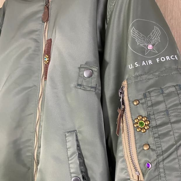 복각 잼스톤 ma-1 플라이트 자켓