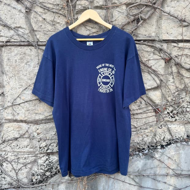 90s fruit of the loom 빈티지 싱글스티치 반팔 티셔츠