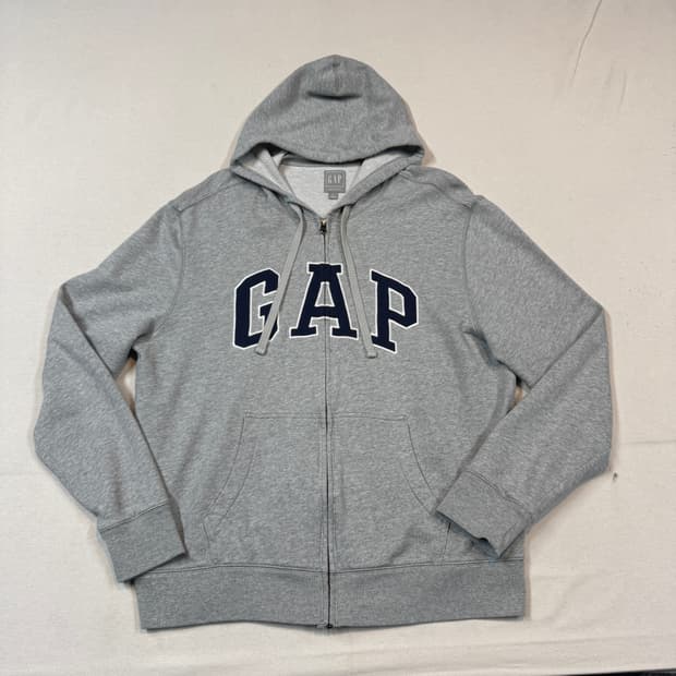 L) GAP 갭 그레이 후드집업