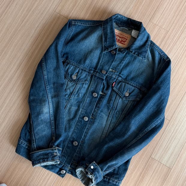 리바이스 데님자켓 s