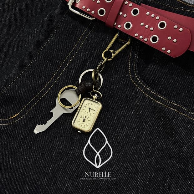 🌗 Vintage clock keyring / 빈티지 시계 오프너 키링