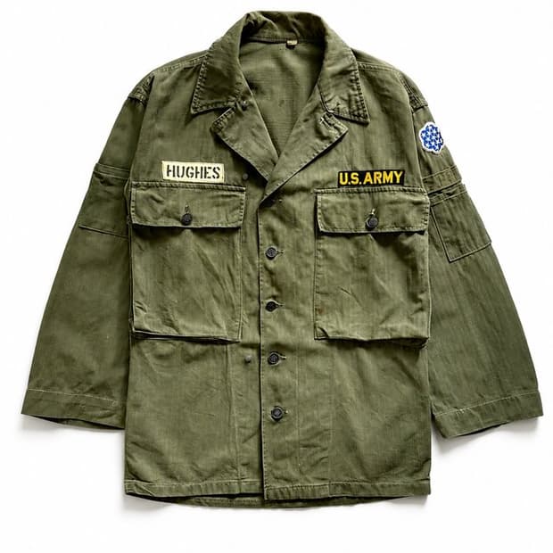 40s WW2 U.S. Army M-43 HBT Shirt 38Rmod