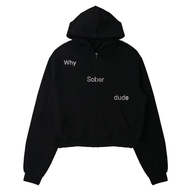 Why Sober Dude Hoodie Zip-Up