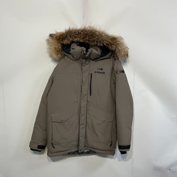 아이더 남성 덕다운 패딩 100 베이지 상태최상