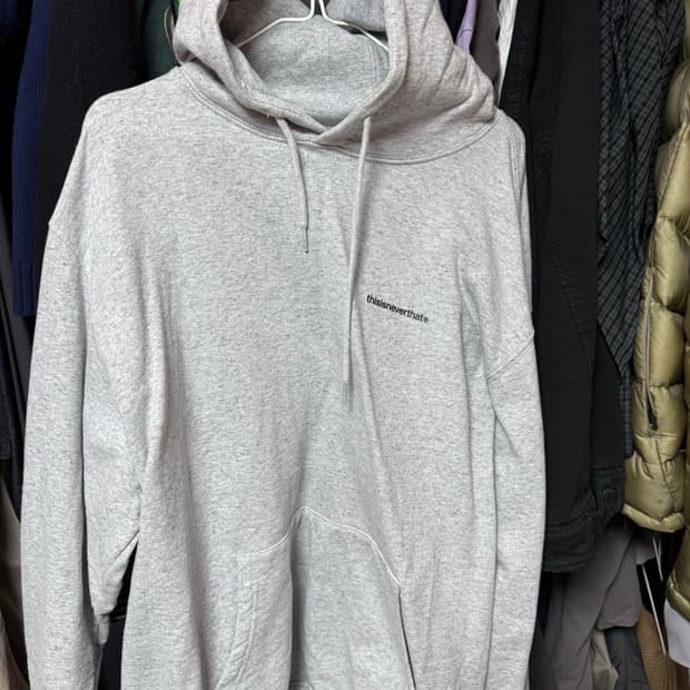 디스이즈네버뎃 그레이 후드티