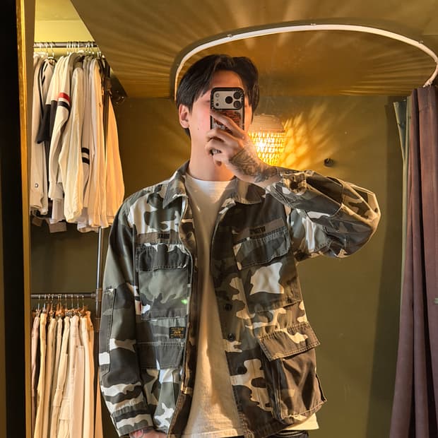 WTAPS 더블탭스 카모셔츠