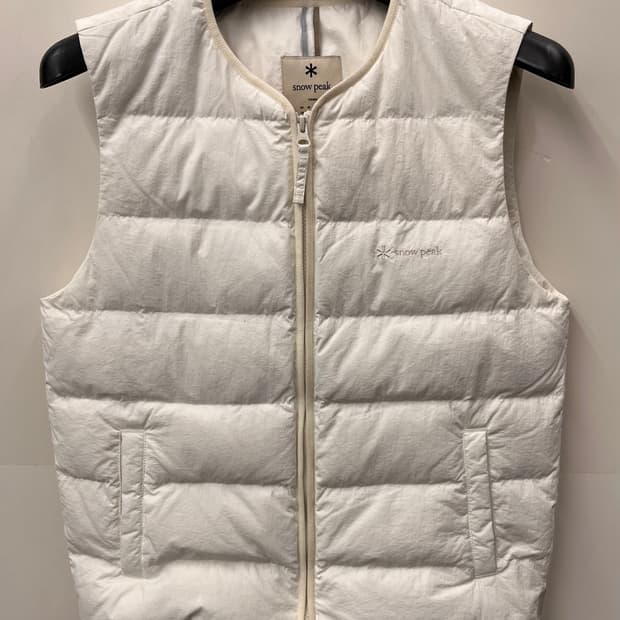 스노우피크 덕다운 경량 패딩 조끼 XS