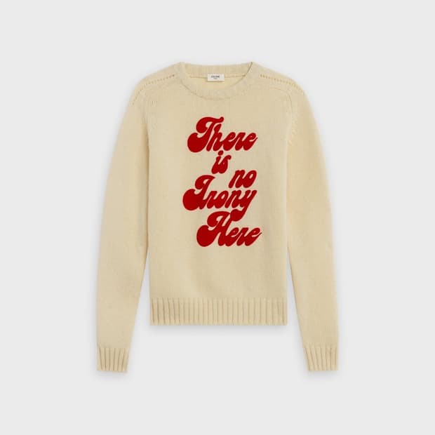 [BTS 지민님 착용] 셀린느 20ss irony 크루넥 스웨터