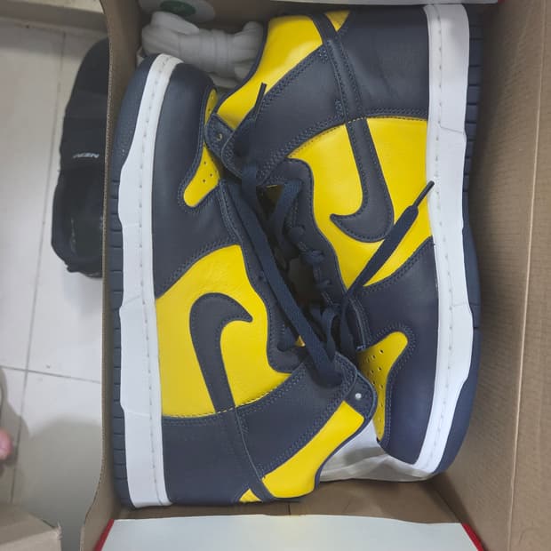 270 나이키 덩크 하이 SP 메이즈 & 블루