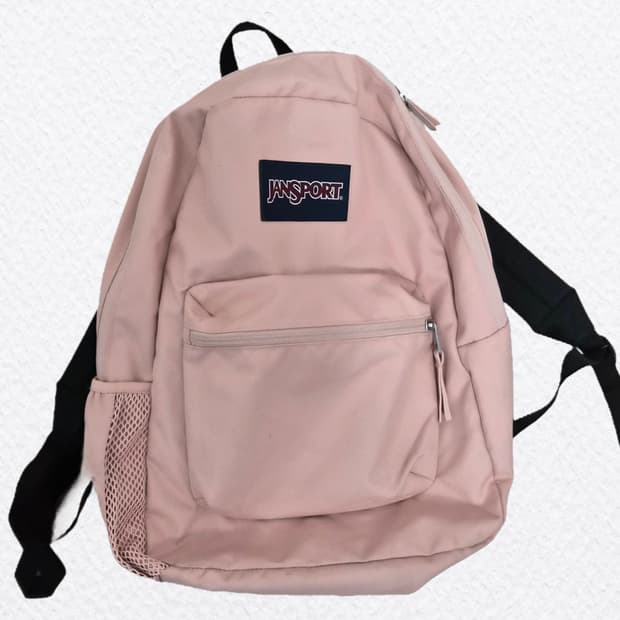 잔스포츠 빈티지 크로스타운 핑크 백팩