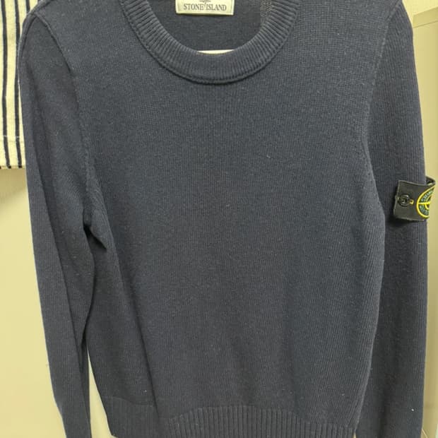 스톤아일랜드/ 네이비 니트/ M