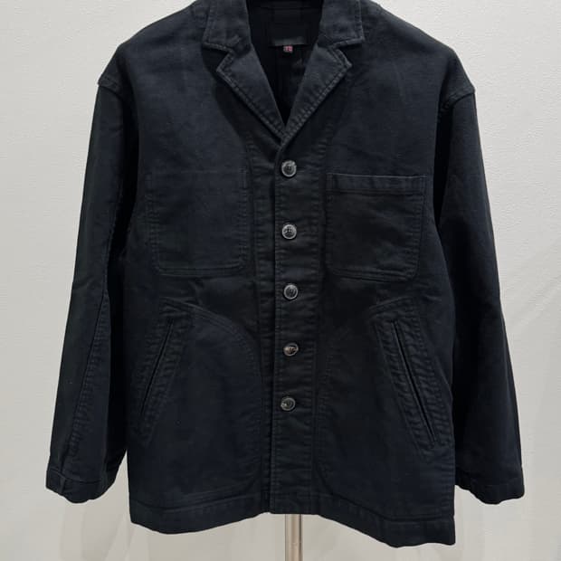 요코사카모토 23aw 브러쉬드 몰스킨 워크 자켓