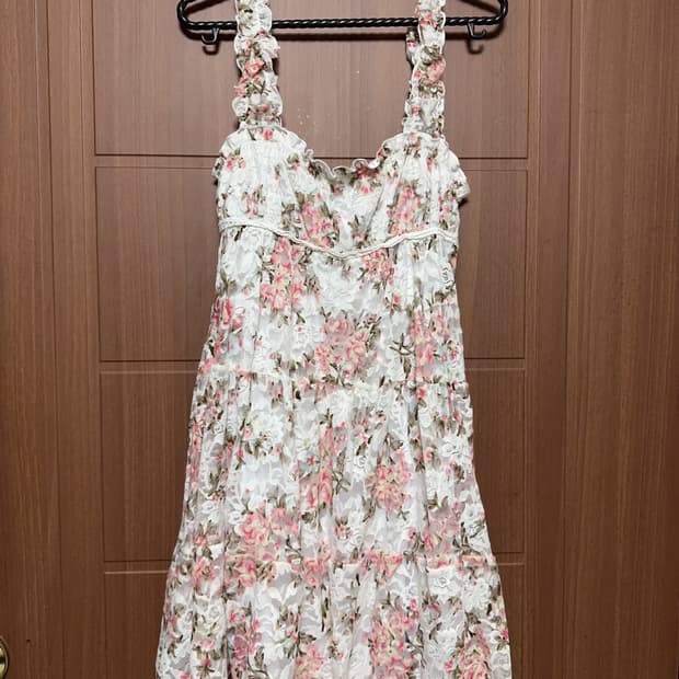 리즈리사 일본 빈티지 모리걸 페어리 히메갸루 플로럴 레이스 원피스