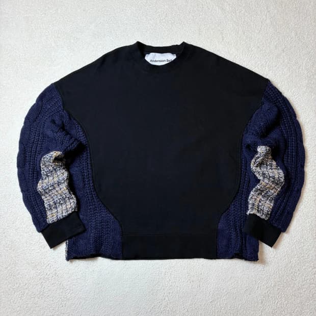 앤더슨벨 패브릭 콘트라스트 앤트워프 스웻 맨투맨 PN6402   