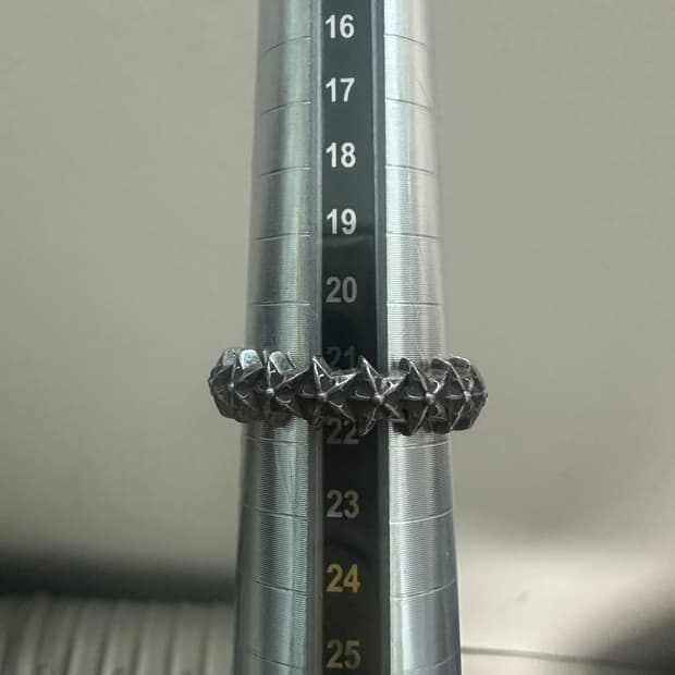 크롬하츠 5포인트 스타밴드링 21호