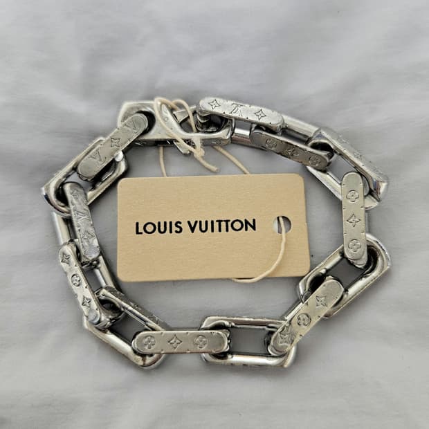버질 아블로 루이비통 모노그램 체인 브레이슬릿 M 사이즈