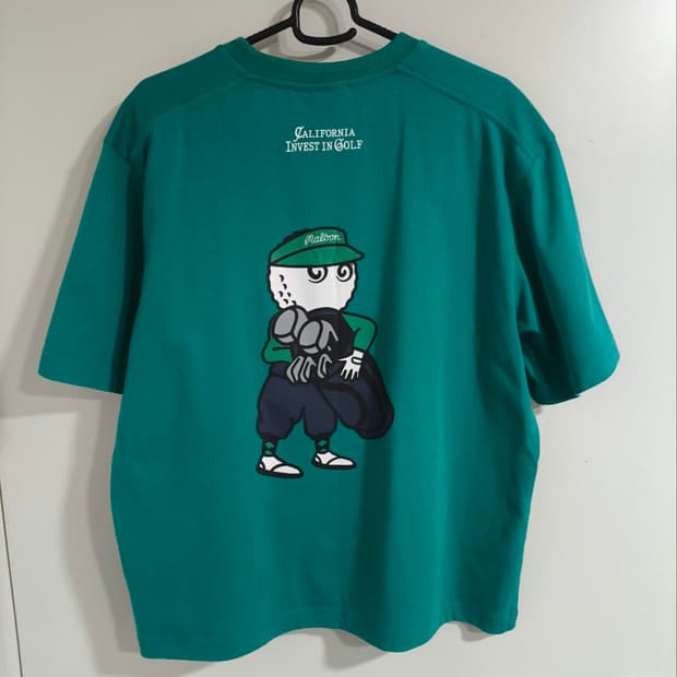 L 말본 반팔티셔츠 그린 골프백