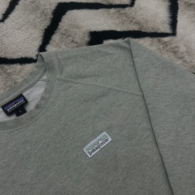 [S]파타고니아 파스텔 오가닉코튼 맨투맨/약기모