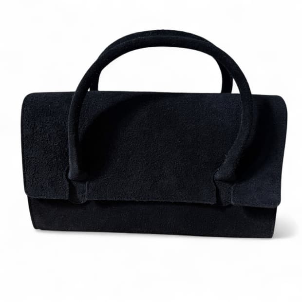 꼼데가르송 스웨이드 토트백