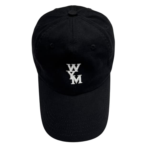 21ss 우영미 WYM로고 블랙 볼캡 OS
