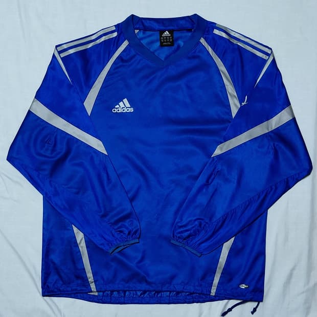 [L-XL] 아디다스 재팬 올드스쿨 클라이마프루프 피스테 (블루)