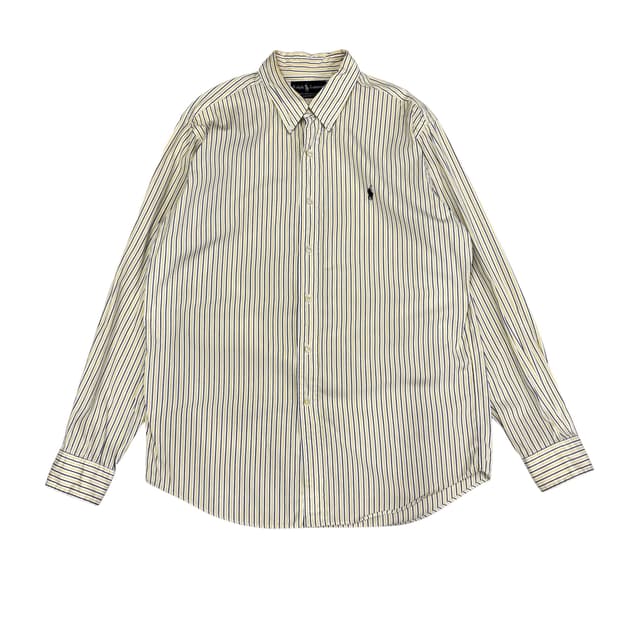 폴로 랄프로렌 커스텀 핏 스트라이프 셔츠