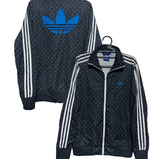 아디다스 땡땡이 도트 파이어버드 블랙 져지 나우아임영