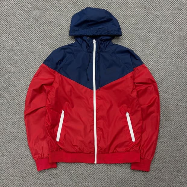 나이키 배색 후드 바람막이 v2476