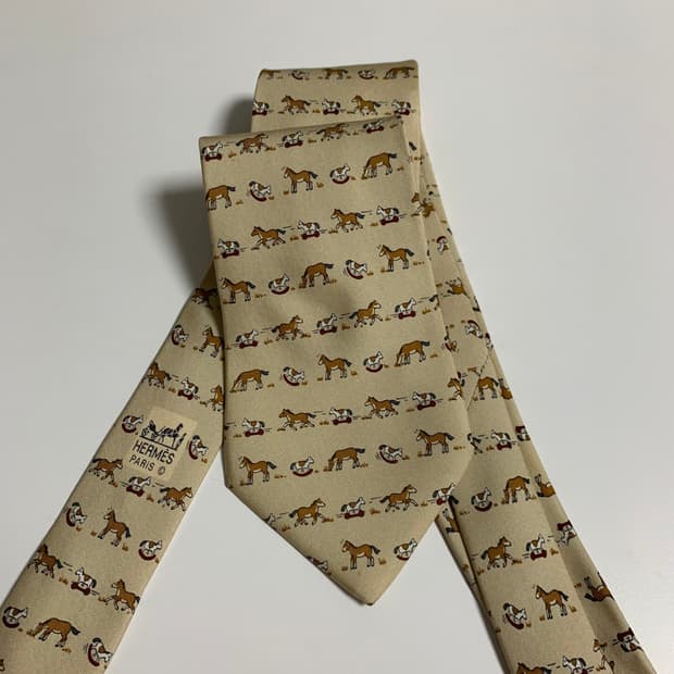 에르메스(HERMES) 명품넥타이 100실크 최상급 9cm