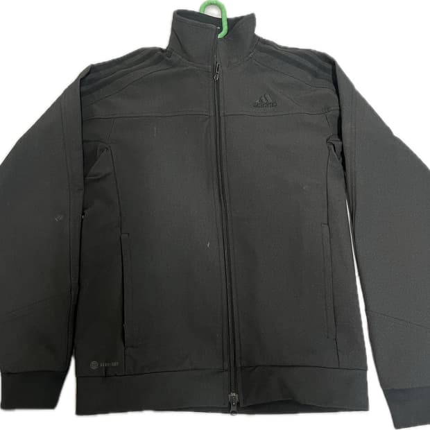 아디다스 블랙 트랙 자켓 S