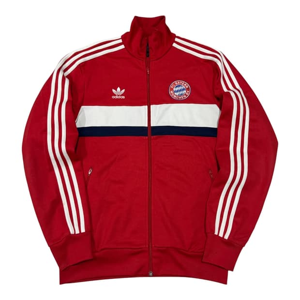아디다스 바이에른 뭰헨 자수 로고 트랙탑 