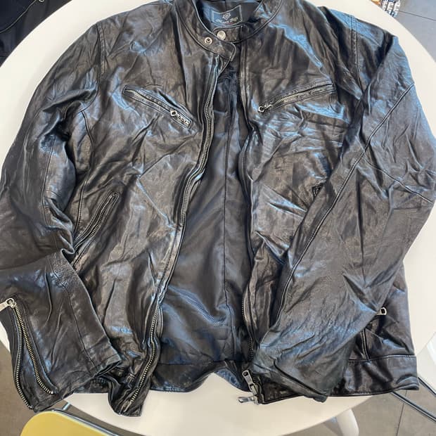 빈티지 레더 자켓