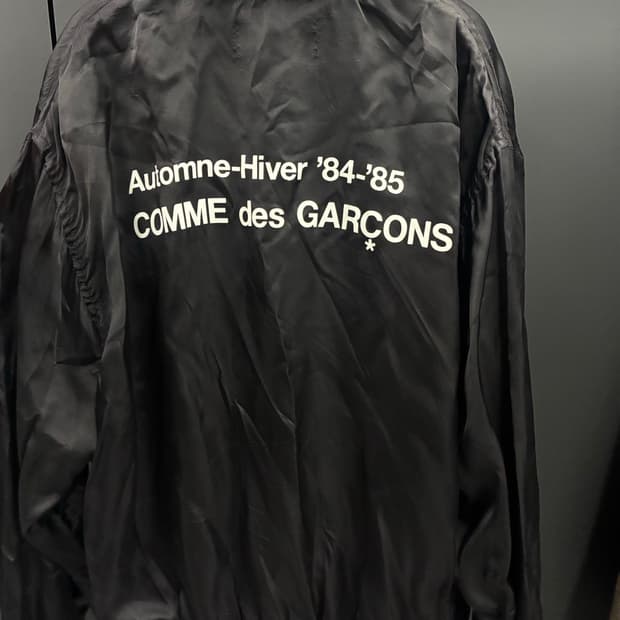 CDG 스태프 블루종 L 블랙
