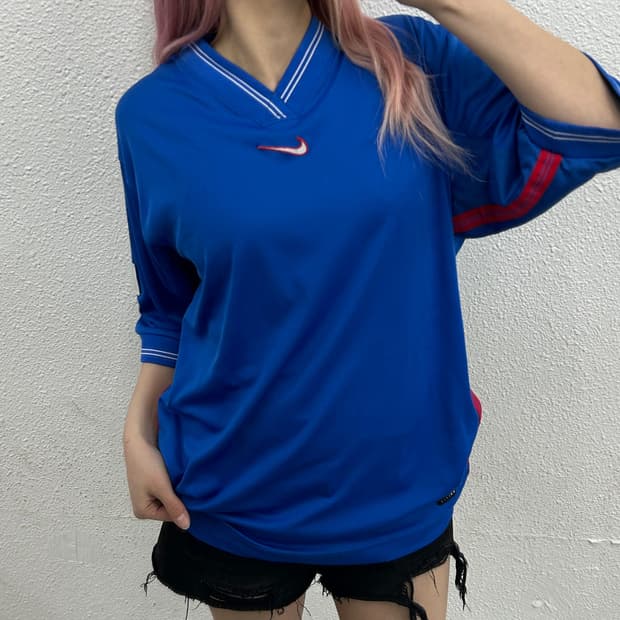 98-00 나이키 국대 블루 반팔 유니폼 100