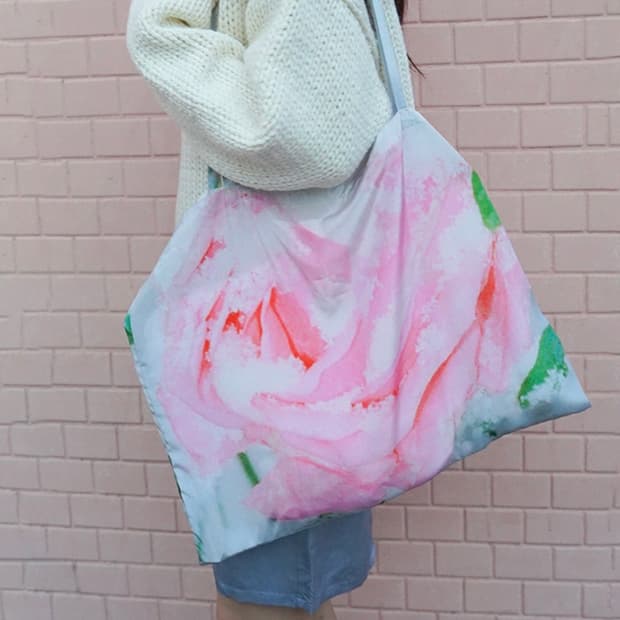 (새상품) 누아누 rose tote bag 토트백 가방
