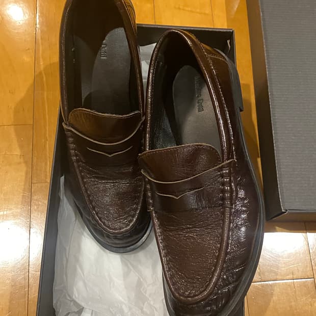 마시모 두띠 브라운 로퍼