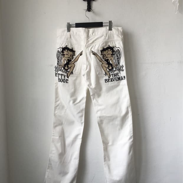 Betty boop patch point pants
