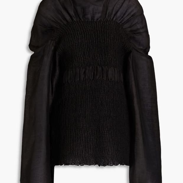 Toteme 토템 coripe linen blouse