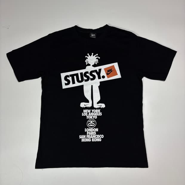 스투시x나이키 월드투어 레게맨 반팔 티셔츠 