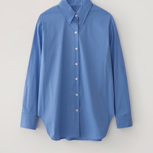Eaah 이아 셔츠 블루 (ES Poplin Shirt)