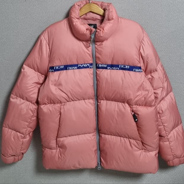 M (66) 뉴발란스 라이트핑크 덕다운 오리털 패딩