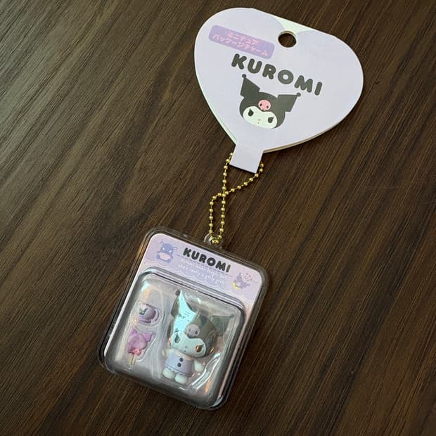 쿠로미 미니어처패키지 키링