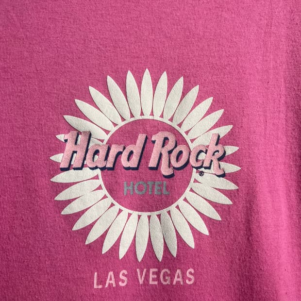 Hard rock hotel 하드락호텔 라스베가스 반팔티셔츠 s