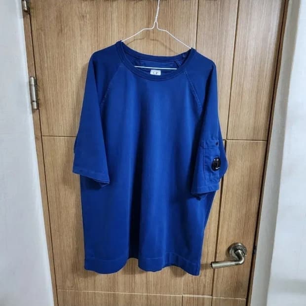 (XL)CP컴퍼니 22SS 헤비 저지 렌즈와팬 크루넥 반팔 티셔츠