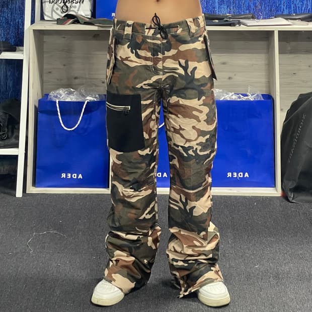 Ashbury 건빵 포켓 카모 바지 XL 