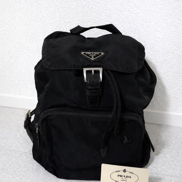 (프라다 정품) 프라다 원포켓 나일론 백팩