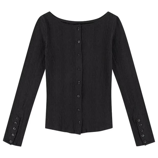 코이세이오 투웨이 롱슬리브 차콜