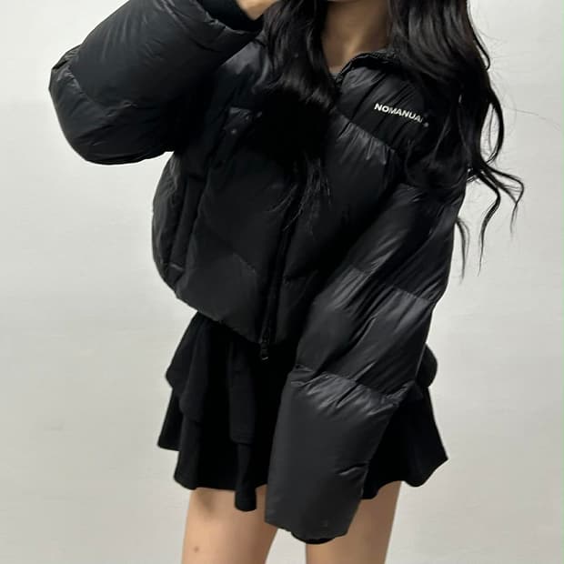 노매뉴얼 신형 스카디 덕다운 자켓 걸즈 글로시 숏패딩(S)