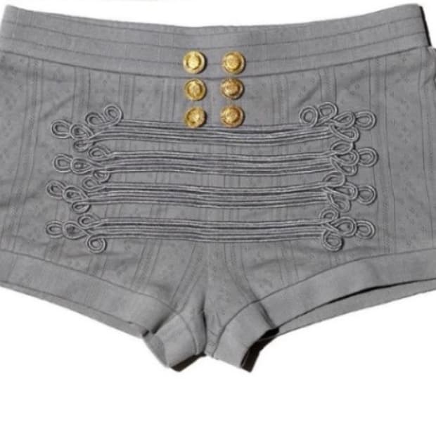 Praying Marching Band Shorts Grey