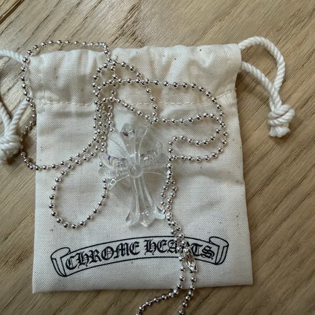 크롬하츠 실리크롬 클리어펜던트 새상품